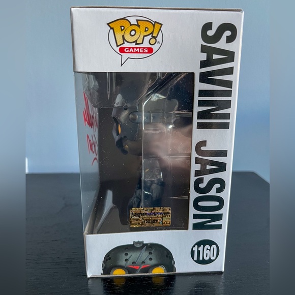 Kane Hodder signed Funko Pop! #1160 Savini Jason with COA - Picture 2 of 7